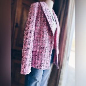 Blazer Tweed Pink With Black HP🌵
